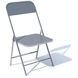 Folding Chair 3D Object | FREE Artlantis Objects Download